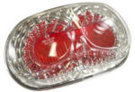Achterlicht "Led" Edge Aprilia - tot bouwjaar 2004 - Bol Glas