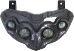 Koplamp Edge Gilera Runner Pro vanaf bouwjaar 2006 - carbon look