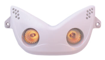 Koplamp Edge Yamaha Aerox / MBK Nitro halogeen met 8 LED's - wit