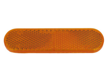 Reflector Zijscherm Piaggio Zip-2000,  Zip-SP, Vespa LX, S  Oranje 96x24mm