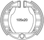 Remsegment Newfren GF0152 Piaggio Ciao, Si ø105mm Voor  (Gietwiel)