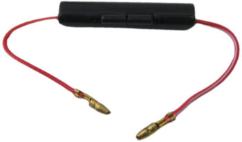 Zekeringhouder waterdicht voor glaszekering incl. 10-amp glaszekering  (10*)