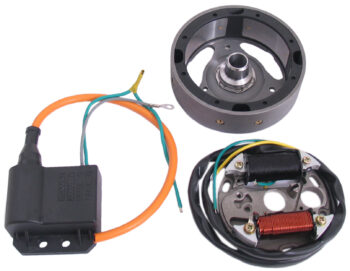 Ontsteking + vliegwiel elektrische ontsteking model Bosch voor Kreidler / Zundapp 12 volt