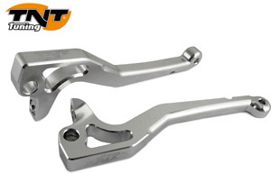 Remgreepset Yamaha Aerox "CNC" - zilver