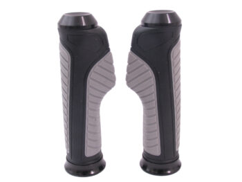Handvatset scooter/bromfiets Edge Anatomic Zwart/Grijs
