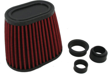 Powerfilter ø28/35/45/50mm trapeze rood