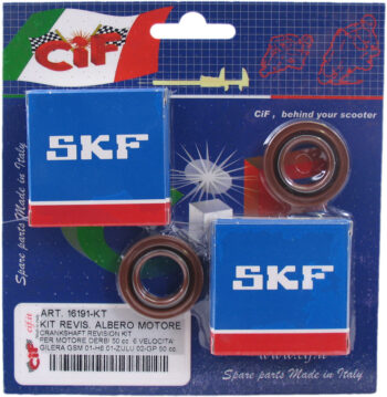 Krukaslager-keerringset Gilera GSM/Zulu Derbi GPR 6V 50cc