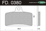 Remblokset Newfren FD0380 Derby GP1, GPR