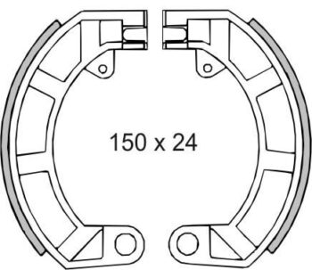 Remsegment RMS Vespa 50-ET3 (achter)