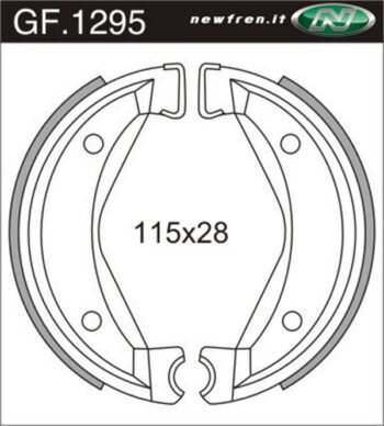 Remsegmentset Newfren GF1295 Zundapp velocita