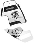 Underseat Piaggio Nrg power aluminium polish dragon