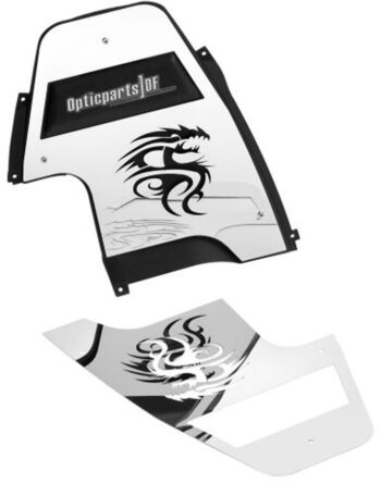 Underseat Piaggio Nrg power aluminium polish dragon