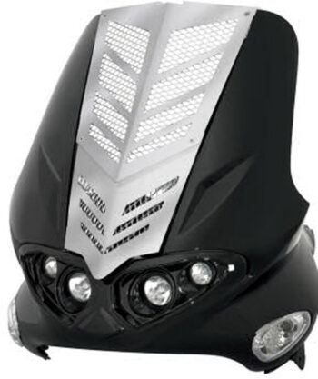 Voorfrontrooster Gilera runner oud model aluminium zilver