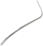 Sierstrip voorfront links chroom Vespa LX-LXV