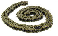 Ketting Regina 415 (3/16) Zundapp/ Kreidler/ Puch/ Tomos 122 schakels - goud
