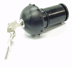 Tankdop met slot Gilera citta zwart
