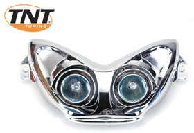 Koplamp TNT twin halogeen Yamaha aerox tot bj. 2014 chroom