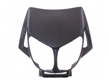 Koplampspoiler Derbi Senda DRD/ Xtreme tot bj. 2010 - zwart