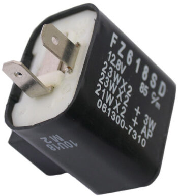 Knipperlichtrelais 2 Pins 12,8 Volt 23 Watt