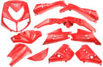 Plaatset 13-delig Edge voor Peugeot Speedfight 2 - ferrari rood