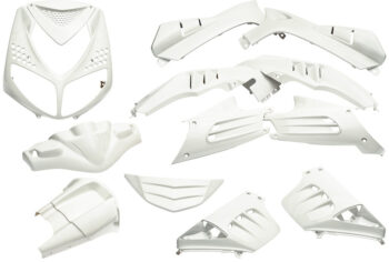 Plaatset 13-delig Edge voor Peugeot Speedfight 2 - wit