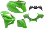 Plaatset 5-delig Edge voor Piaggio Zip-SP vanaf bouwjaar 2000 - kawasaki groen