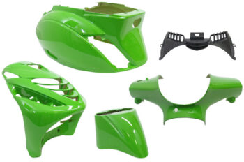 Plaatset 5-delig Edge voor Piaggio Zip-SP vanaf bouwjaar 2000 - kawasaki groen