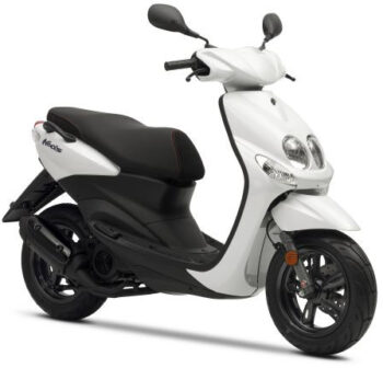 Plaatset 9-delig Edge voor Yamaha Neo's - vanaf bouwjaar 2008 tot 2011 - 2 en 4 takt model - glanzend wit