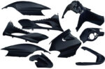 Plaatset 9-delig Edge voor Yamaha Jog R/ MBK Machg - metallic zwart