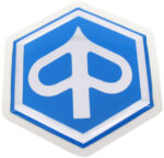 Frontembleem sticker Piaggio Zip vanaf bouwjaar 2000 (Per 5 stuks)