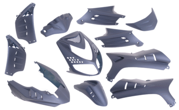 Plaatset Peugeot speedfight 2 - 13 delig - mat donkerblauw