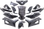 Plaatset 14-delig Edge voor Peugeot Speedfight 4 - metallic zwart