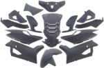Plaatset 14-delig Edge voor Peugeot Speedfight 4 - mat zwart