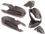 Plaatset Peugeot Kisbee 2T/4T 6-delig - zwart