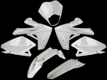 Plaatset 7-delig Edge voor Rieju MRT 50 SM - wit