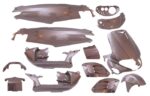 Plaatset 15-delig Edge voor Gilera Runner tot  bouwjaar 08-2005 - audi bruin