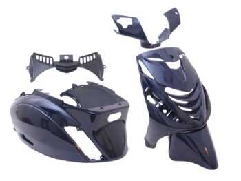 Plaatset 5-delig Edge voor Piaggio Zip-SP vanaf bouwjaar 2000 - blauw metallic