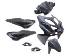 Plaatset 9-delig Yamaha Aerox-R vanaf bouwjaar 2014 - metallic zwart