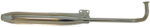 Uitlaat Tomos A3/A35 met euro-2 motor chroom standaard model 22mm