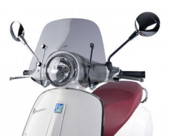 Windscherm Vespa primavera smoke laag 34cm origineel inclusief bevestigingsmaterialen