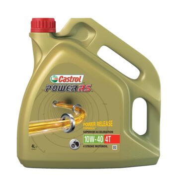 Olie Castrol Power RS 4T 10W-40 - fles à 4 liter