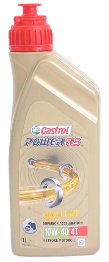 Olie Castrol Power RS 4T 10W-40 - fles à 1 liter