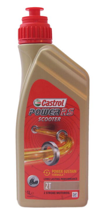 Olie Castrol Power RS Scooter 2T - fles à 1 liter