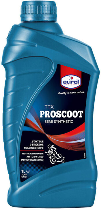 Olie Eurol Pro-Scoot (TT-X) semi synthetic  - 1 liter