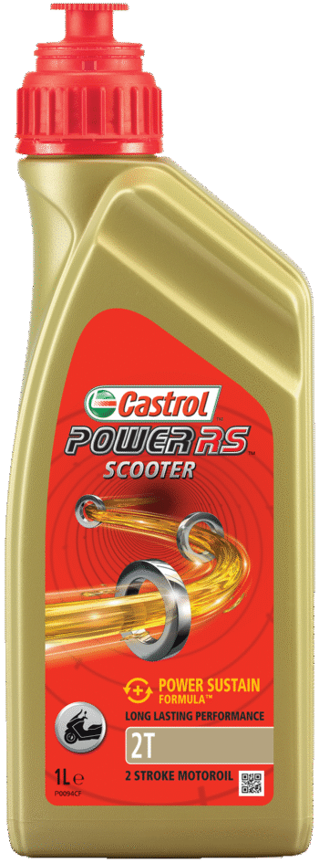 Olie Castrol Power RS Scooter 2T - fles à 1 liter