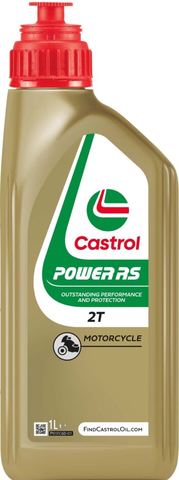 Olie 2 takt Castrol Power RS 2 takt -  opvolger van art. 280120 - 1 liter