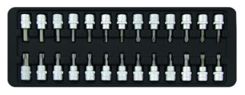 Bit doppenset Seneca 3/8" (26 delig)