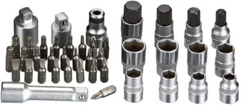 Doppen- en bitset IceToolz Xpert 240E21K - 41-delig