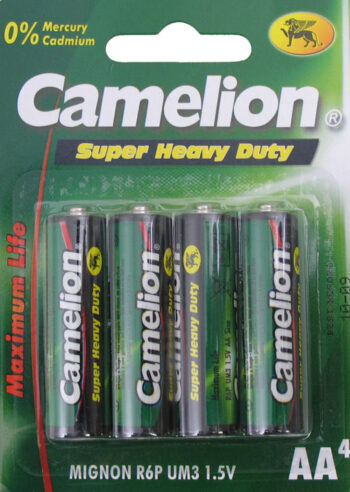 Batterij Camelion R6/AA 1.5V  (4-stuks)