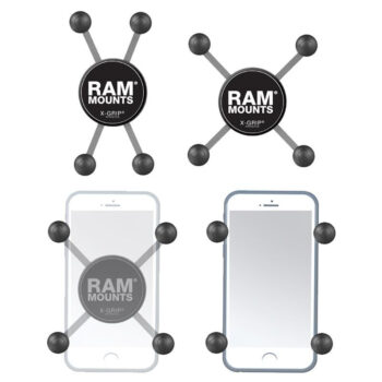 Universele X-grip voor smartphone RAM Mounts EZ-OF/OFF met B-kogel bevestiging